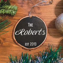 Load image into Gallery viewer, Personalized Name Wood Ornament