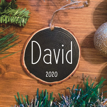 Load image into Gallery viewer, Personalized Name Wood Ornament