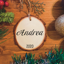 Load image into Gallery viewer, Personalized Name Wood Ornament
