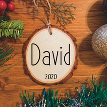 Load image into Gallery viewer, Personalized Name Wood Ornament