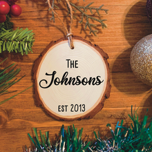 Load image into Gallery viewer, Personalized Name Wood Ornament