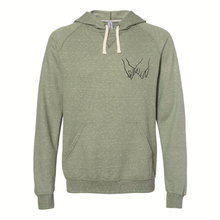 Load image into Gallery viewer, "Holding Hands" Chest Logo Hoodie