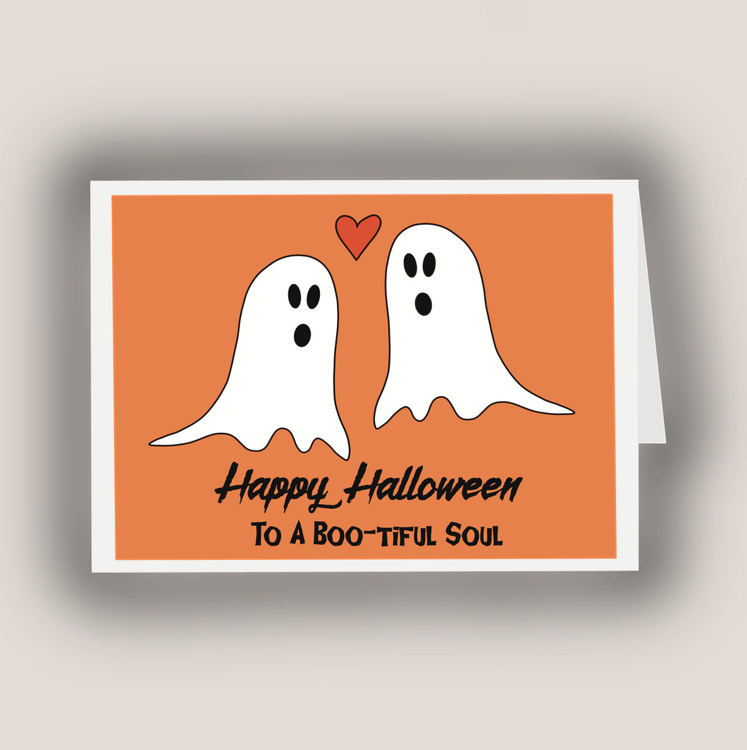 Happy Halloween Boo-tiful Card