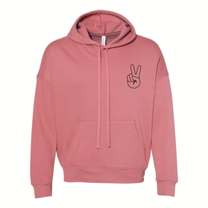 "Peace" Chest Logo Hoodie