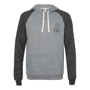 "Peace" Chest Logo Hoodie