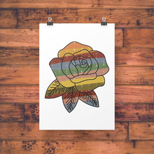 Load image into Gallery viewer, Colorful Rose Print
