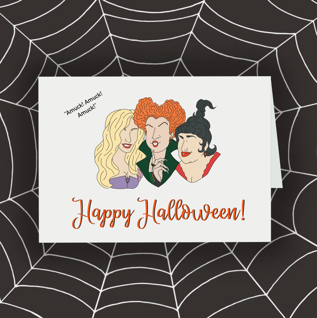 Sanderson Sisters Halloween Card