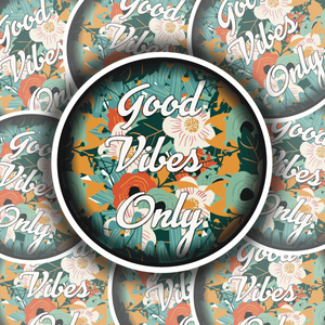 Good Vibes Only Sticker